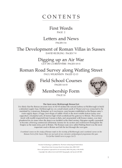 contents - Kent Archaeological Field School