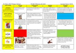 Romans - St Clare`s RC Primary School