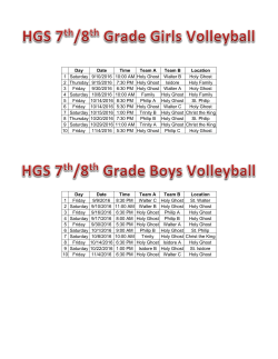 Day Date Time Team A Team B Location 1 Saturday 9/10/2016 10