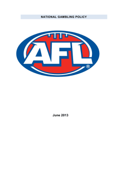 National Gambling Policy