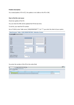 PO_NO_UPDATE
