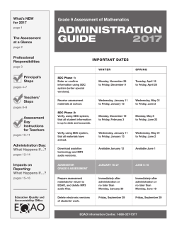 ADMINISTRATION GUIDE 2017