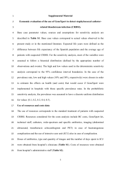 Supplemental Material Economic evaluation of the use of GeneXpert