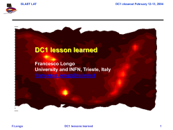 Analysis of DC1 data