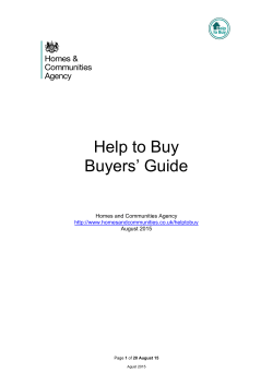 Help to Buy guide 210313 compared with Help to Buy Buyers Guide