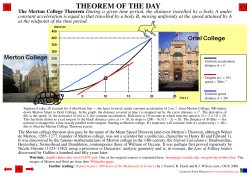The Merton College Theorem