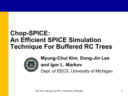 Chop-SPICE - EECS @ Michigan