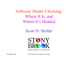 PowerPoint Presentation - Computer Science, Stony Brook University