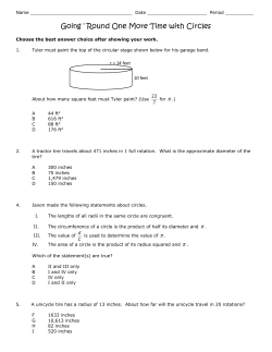 "Going Round One More Time with Circles," In Class