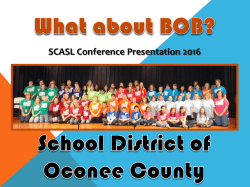 School District of Oconee County