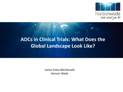 ADCs in Clinical Trials: What Does the Global Landscape Look Like?