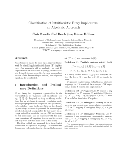 Abstract 1 Introduction and Prelimi