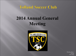 Tolland Soccer - League Athletics