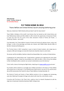 Fly Them Home in 2014