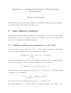 Supplement to &ldquo;Nonparametric Stochastic Discount Factor