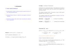 Empirical Likelihood notes