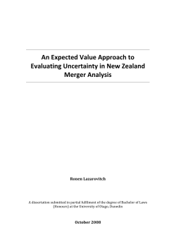 An Expected Value Approach to Evaluating Uncertainty in New