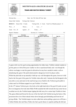 management committee meeting &ndash; thursday 21st october 1999