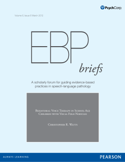 EBPbriefs - SpeechandLanguage.com