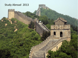 Study Abroad 2013 - Forsyth County Schools