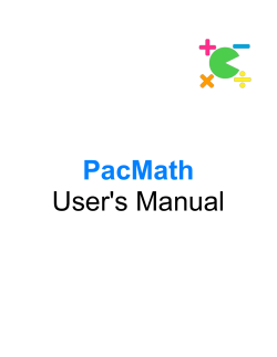 PacMath_User_Manual