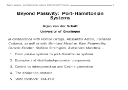 Beyond Passivity: Port