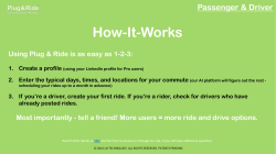 How It Works - Plug and Ride