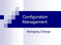 Configuration Management - People Search Directory