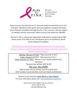 Attached you will find registration forms for the following: Pay Less