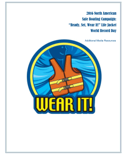 Additional Media Resources 2016 North American Safe Boating