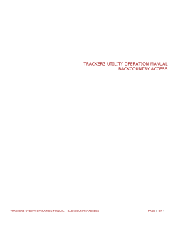 utility functions - Backcountry Access