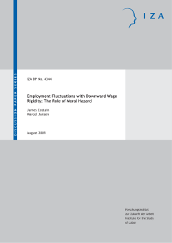 Employment Fluctuations with Downward Wage Rigidity: The