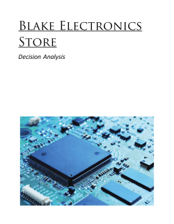 Decision Analysis - PebblePad