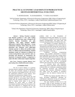 Terms&mdash;Nonconvex economic dispatch, Valve point loading
