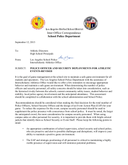 It is the goal of game management at the school site to maintain a