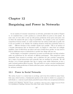 Handout on Network Exchange Theory