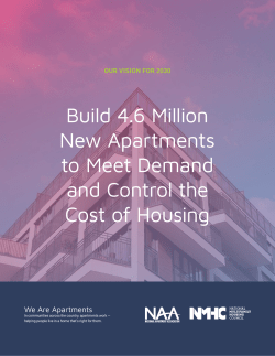 Build 4.6 Million New Apartments to Meet Demand and Control the