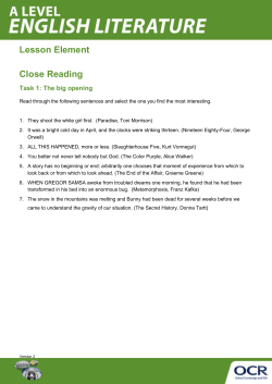 Closed Reading