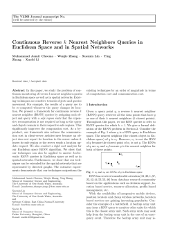 Continuous Reverse Nearest Neighbors Queries in Euclidean