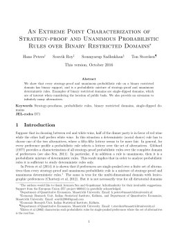 An Extreme Point Characterization of Strategy-proof