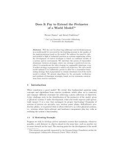 Does It Pay to Extend the Perimeter of a World Model?