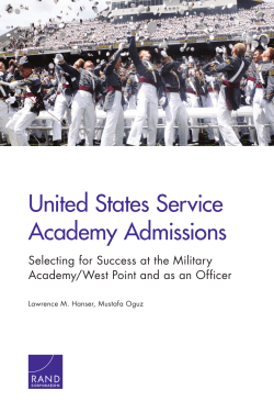 United States Service Academy Admissions