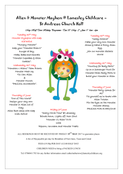 Holiday Programme - Lamesley Childcare