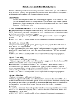 Ballahack Airsoft Field Safety Rules