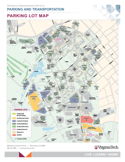 parking lot map - Parking and Transportation