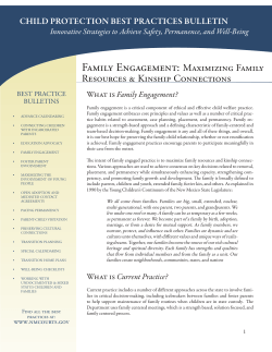 Family Engagement: Maximizing Family