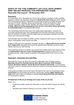 North of Tyne CLLD summary