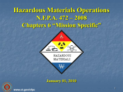 hazardous materials operational module #7