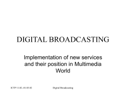 digital broadcasting