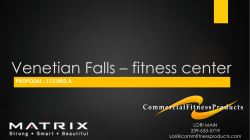 Commercial Fitness Presentation